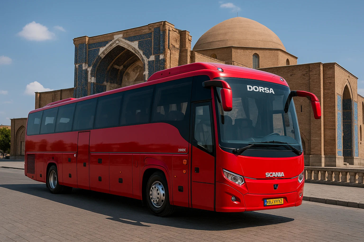 رنت روزانه اتوبوس در تبریز