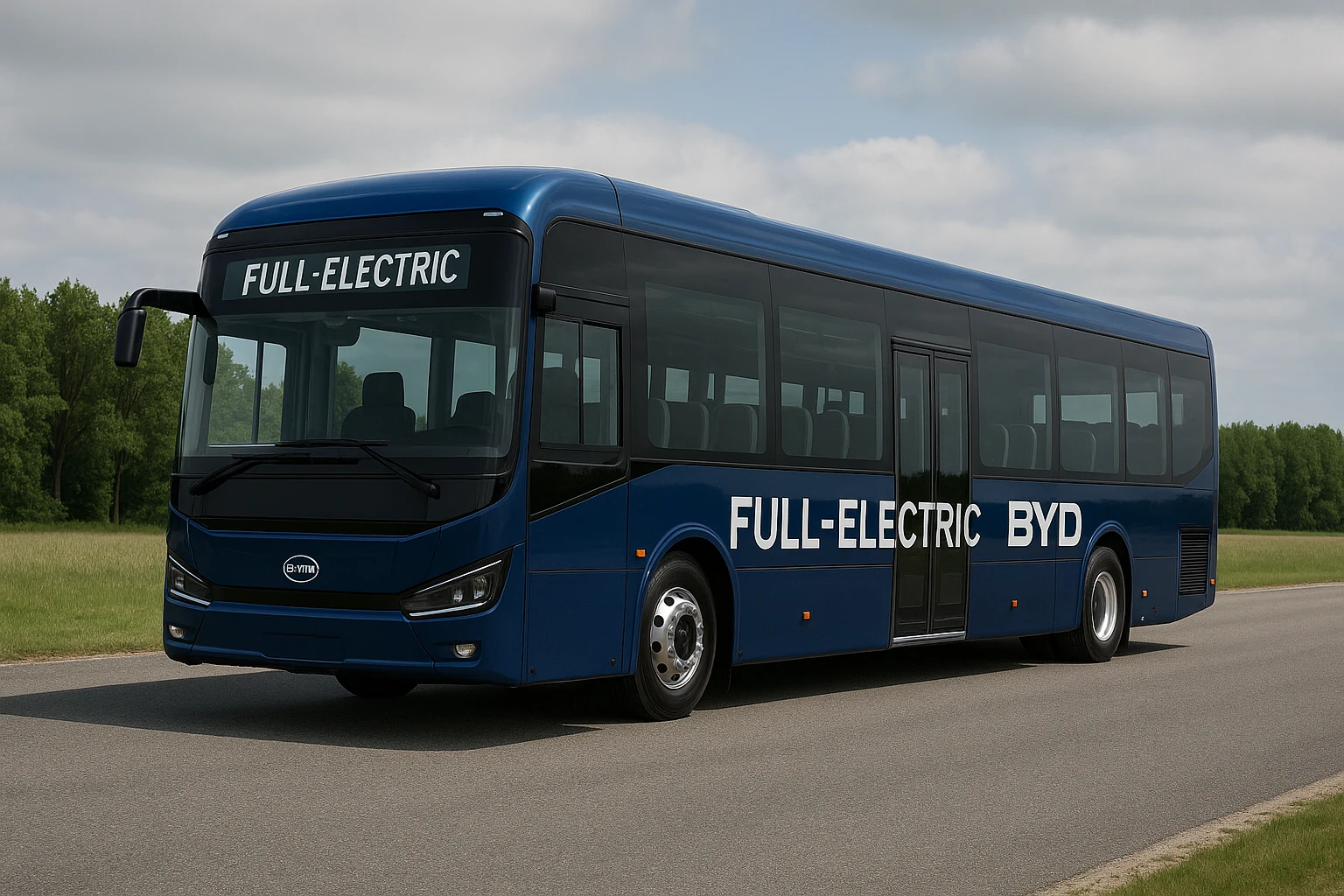 BYD B13.b electric intercity bus 700 km range